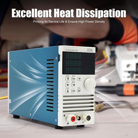 Elektronische DC Last KP184 400W 0-150V 0-40A Elektronischer Lasttester Einkanal mit CC, CV, CW und CR Lastmodi für LED Treiber Batteriekapazität Batterie Kapazität Tester (1/5)
