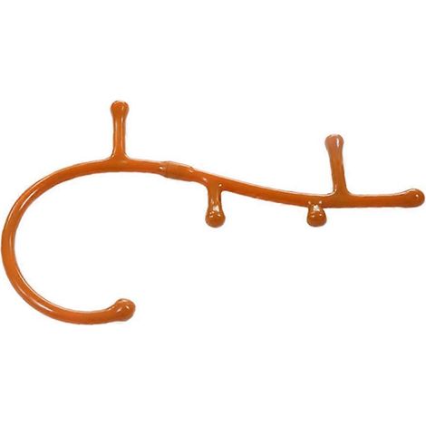 Appareil de massage par acupression (1 pièce) pour le dos et le corps-36.5X5.8X3cm-Brown (1/3)