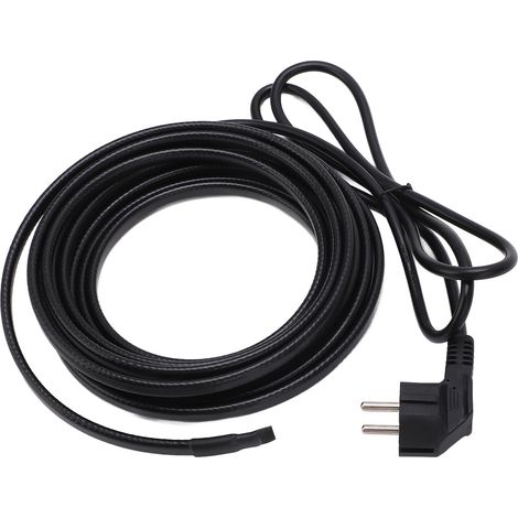 5 m selbstregulierendes Heizkabel mit EU 220V Stecker zum Enteisen von Rohren im Winter, Frostschutz-Heizband, wetterfest, einfache Installation. (1/5)