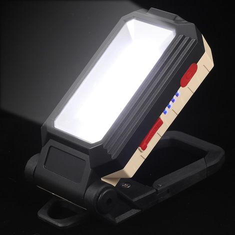Lampe de Travail LED en ABS avec Aimant Puissant Rechargeable Lampe Mécanique Portable Multifonction pour Garçon et Filles, pour Réparation et Camping (1/5)