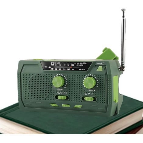 Radio Météo,Radio Rechargeable À L'énergie Solaire (1/5)