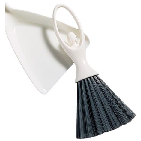 Pelle en plastique + balai à poils durs pour nettoyer le bureau, la maison, la voiture (1/4)
