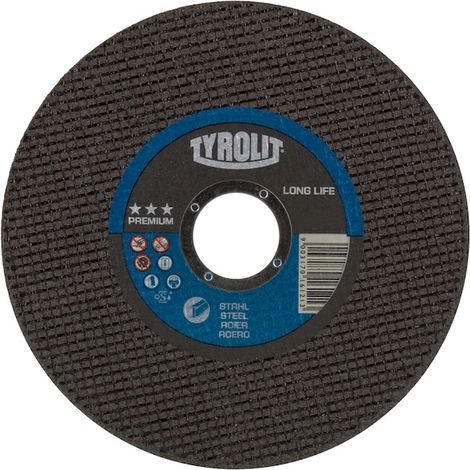 Meule à tronçonner PREMIUM LONGLIFE 41 Acier - diamètre 230 mm - épaisseur 2 mm - TYROLIT