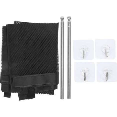 Barrière bébé pliable en mesh extensible 110 x 76 cm pour intérieur et extérieur, sécurité enfant portable.