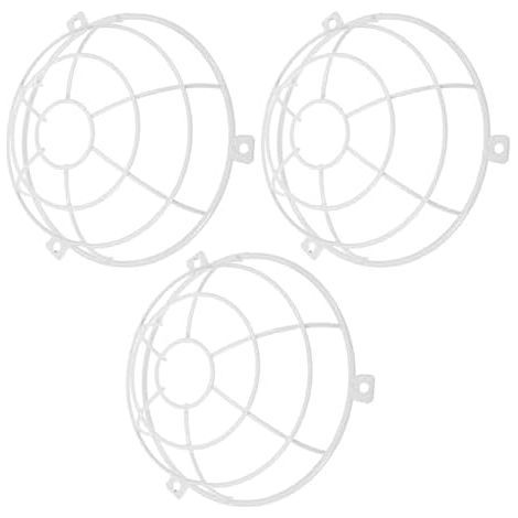 Lot de 3 Protège-Têtes Sprinklers en Métal Grille pour Tête d'Arroseur Plafond Couvercle Protection Solide Compatible Extincteur Automatique Usage Sécurité Incendie - (1/5)