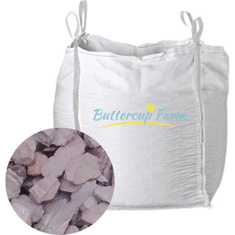 40mm Plum Slate - Premium Aggregate Bulk Bag - 850 Kilos