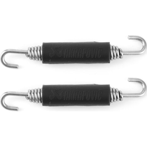 pour ressort echappement moto Ressorts de tuyau d'échappement de moto, paire d'accessoires modifiés de crochet de ressort de tuyau d'échappement d'acier inoxydable pour la moto (1/4)