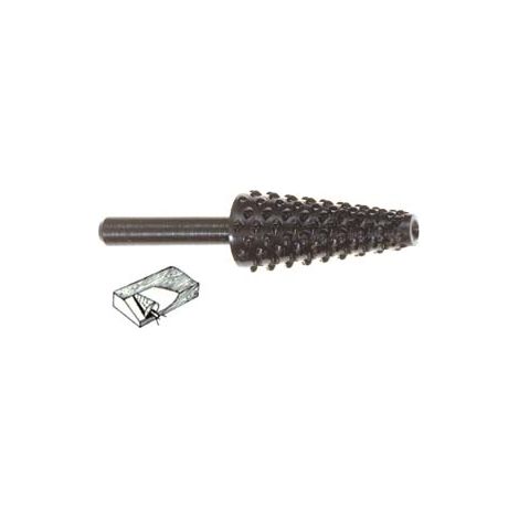 FRESA-RASPA CONICA ROTATIVA PER LEGNO- - codolo mm.6 per trapano PG 432.00 - 5 blister PG