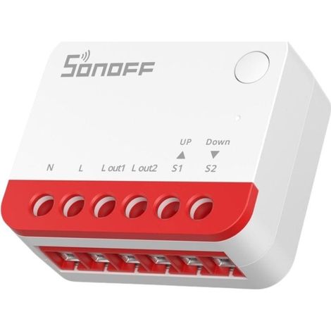 Sonoff Mini ZBRBS Controlador de cortinas Zigbee.