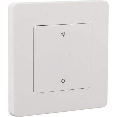 Intelligenter Lichtschalter, einpolig, mit Dimmfunktion oder Zigbee 3.0 WLAN-Lichtschalter für Google Home, Sprachsteuerung und Timer, 90–250 V, Weiß (1/5)