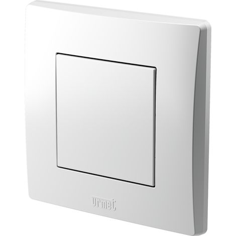 Wandfernbedienung 1-Tasten Zigbee extra flach mit Temperatursensor - URMET YOKIS - TLM1-UP (1/4)