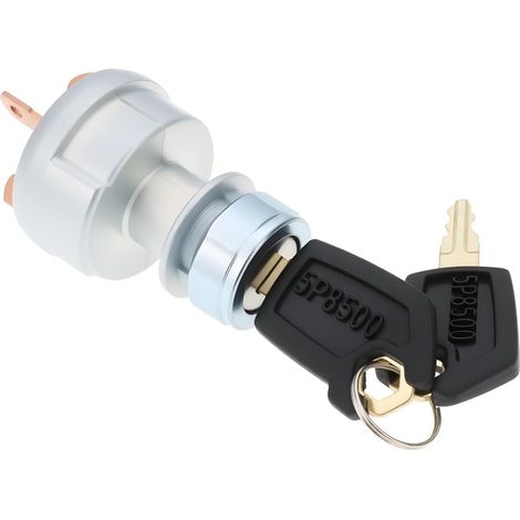 Interrupteur d'allumage de Démarrage à 4 Broches avec Clés 9G7641 9G-7641 095-9269 Compatible avec 825C 816F 825G 826C (1/5)