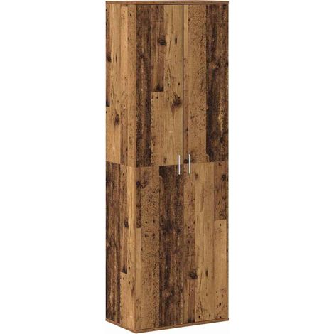 Maison Exclusive - Alto mobile Legno vecchio 60 x 35 x 180 cm Legno multistrato