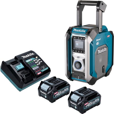 Makita MR 007 GD201 Akku Baustellenradio 12 - 40 V max. Bluetooth DAB+ USB + 2x Akku 2,5 Ah + Ladegerät (1/5)