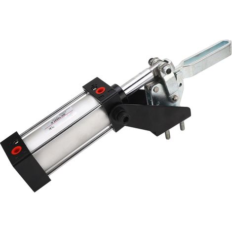 Serre-joint pneumatique à vérin avec barre en U, fixation rapide pour le travail du bois, capacité 500 kg (1/5)