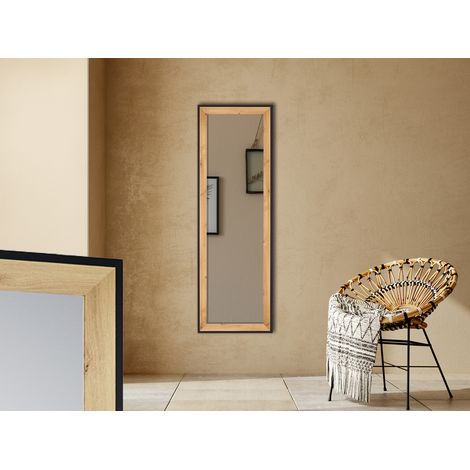 Spiegel Flurspiegel Wandspiegel Holzoptik Dekospiegel Ganzkörperspiegel H 150 cm (1/5)