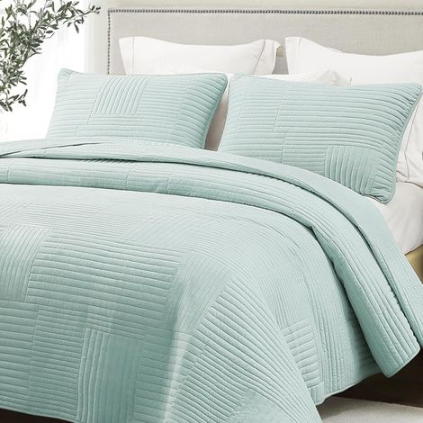 Dessus de Lit 240x260 cm avec 2 Taies d'oreiller (1/5)