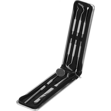 Kit de sonde dentaire professionnelle en acier inoxydable pour outils de nettoyage et d'examen d'hygiène dentaire (1/5)