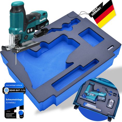 SCHWÄBLE® Schaumeinlage Schaumstoffeinlage für Makita 12V Akku-Stichsäge JV102D (1/5)