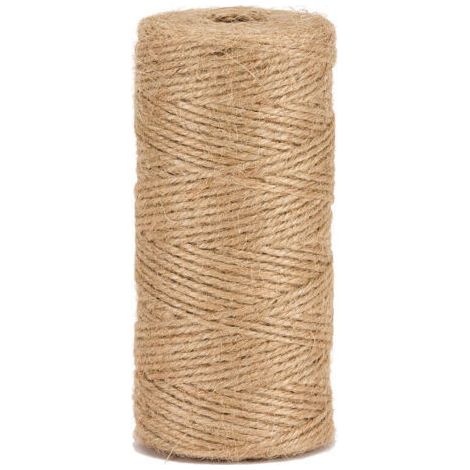 La cordeline Ficelle Jute Naturel, Ø1.5mm ±400m pour Le Jardin, Bricol, activités manuelles, Naturelle, (1/4)