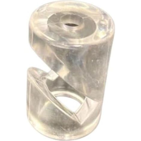 Serre-câble en V transparent 30 x 20 mm idéal pour l'organisation des câbles et la protection dans les installations électriques (1/5)
