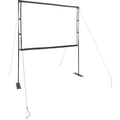 Projektionsleinwand mit Ständern 84 Zoll 4:3