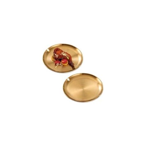 2 pcs Plateau Rond Doré 20 cm, Plateau Acier Inoxydable Doré, Plateau Decoratif Table, Plateau Doree Metal,Plateau Bijoux Doré,Assiette Bougie,Plat Rond Decoratif,Maquillage Plateau Cosmétique (1/5)