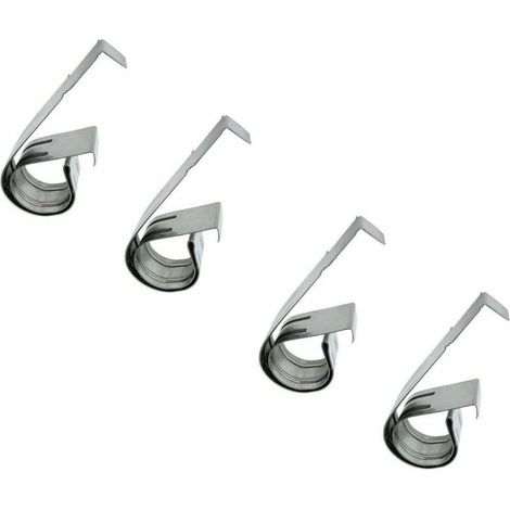 4x clip de plinthe camar easy à ressort acier cuisine meuble support fixation pied table plan travail