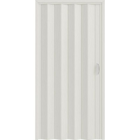 Bianco Premium Porta a Soffietto Magnetica Scorrevole Interno