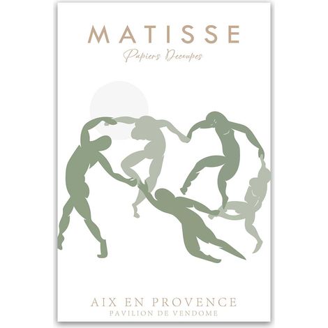 Tableau Matisse danseurs abstraits modernes