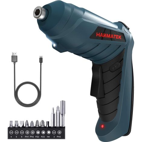 Cordless Screwdriver with Swivel Handle, Electric Screwdriver, ES1 (1/5)
