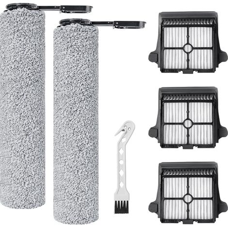 Spazzola a rullo e filtro HEPA per aspirapolvere Tineco FLOOR ONE S7 Combo / S7 FlashDry / Tineco FLOOR ONE Switch S7: accessori inclusi, 2 spazzole a rullo, 3 filtri HEPA e 1 spazzola per la pulizia. (1/5)