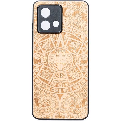 Bewood Holzkoffer für Motorola G84 5G Aztec Calendar Aniegre (1/2)