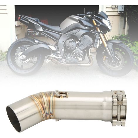 Mittelstück des Auspuffrohrs aus Edelstahl für Yamaha FZ8 FZ8N (1/5)