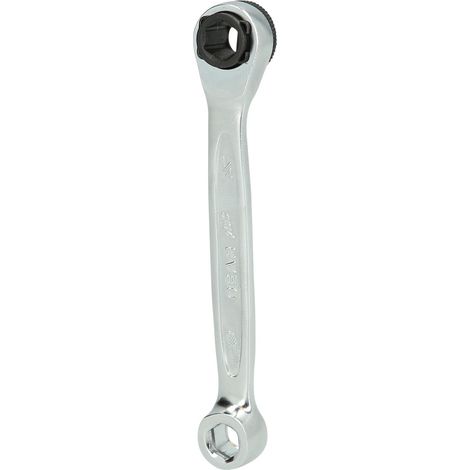 Kstools – Clé à cliquet réversible 1/4' – Acier chrome-vanadium – Tête inclinée 15° – 72 dents pour accès limité – Longueur 90 mm (1/6)