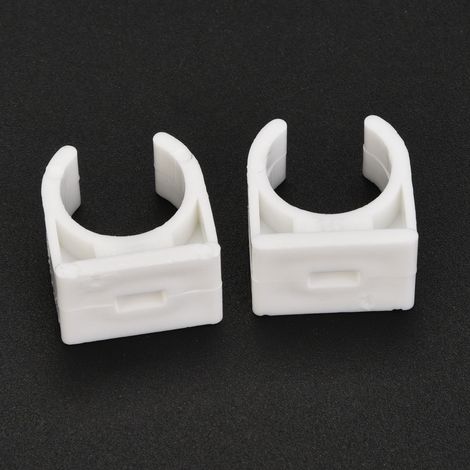 20 fixations étrier en U pour tuyau 16/20/25/32mm, colliers de serrage avec vis (16mm) (1/5)