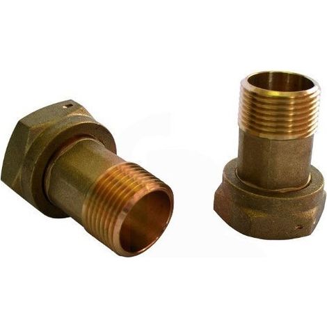 Juego de racores para contador de agua - ZENNER Diámetro: Ø15 mm