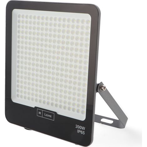 Faro proiettore Led Napoli Plus 200W Nero da esterno IP65 Bianco freddo 6000K M LEDME (1/5)