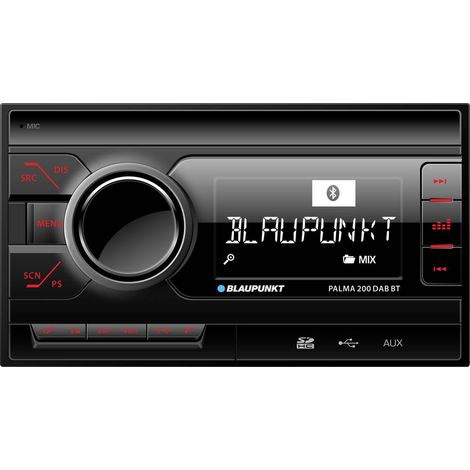 Blaupunkt Palma 200 DAB BT Autoradio 2 DIN kit mains libres bluetooth, tuner DAB+ Y689682