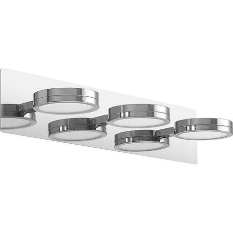 [NEUWERTIG] B-Ware Lindby Wandleuchte Wandlampe Bad Led Chrom Skrolla Dreiflammig Warmweiß Universa (1/2)
