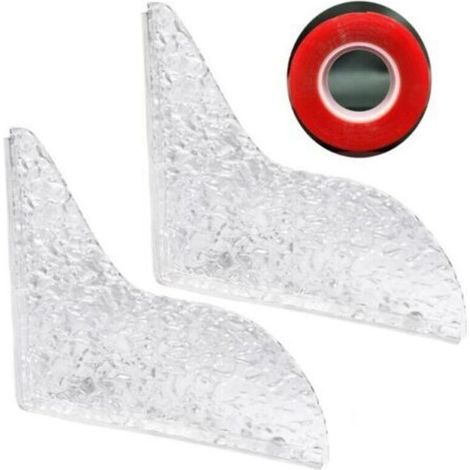 Lot de 2 protections anti-éclaboussures en acrylique durable avec de rechange pour baignoire (1/5)