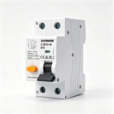 Disjoncteur Différentiel RCBO 16A 1P+N - Type A 30mA Courbe B