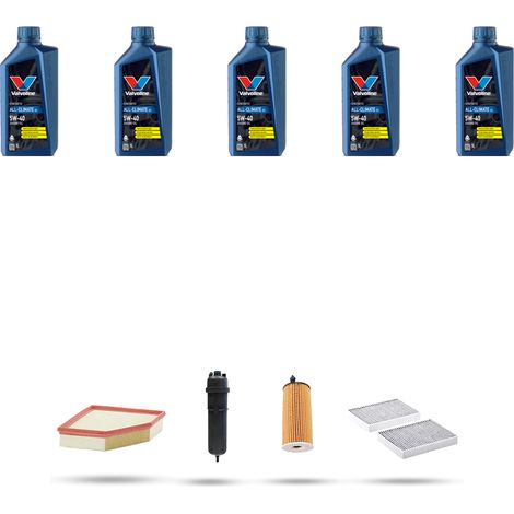 Kit tagliando 4 FILTRI e 5L OLIO compatibile con Bmw serie 7 (G11,G12) 725d 170kw dal 2016 (1/5)