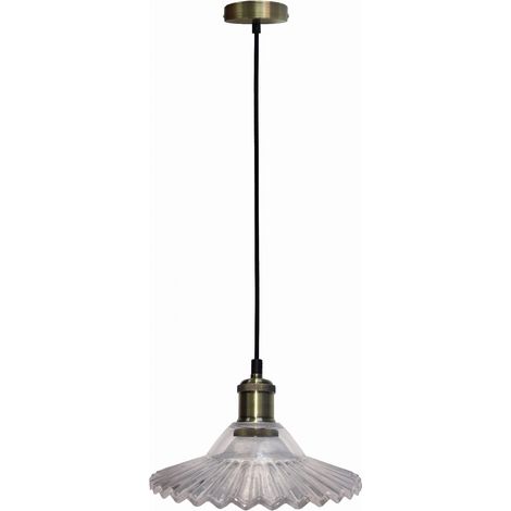Lampada a sospensione Candellux Geneva E27 vetro 21,5cm (1/2)