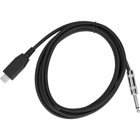 Câble audio USB vers 6,35 mm pour guitare électrique, adaptateur audio Plug & Play, cordon de 3 m / 9,8 pi (1/5)