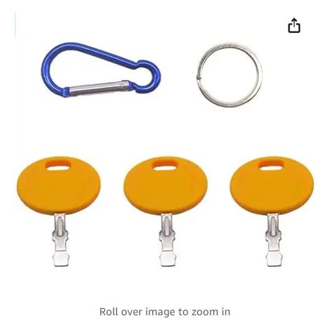 Set di 3 chiavi di accensione di ricambio 925-2054A per tosaerba 625-05000 625-05002 725-1745 725-2054 925-1744A 925-1745 925-1745A Chiavi di ricambio Cub Cadet MTD Troy Bilt Craftsman