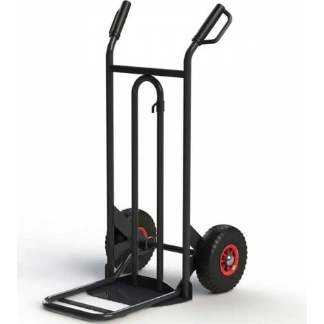 Diable à bavette mixte 250kg roue pneumatique Fimm
