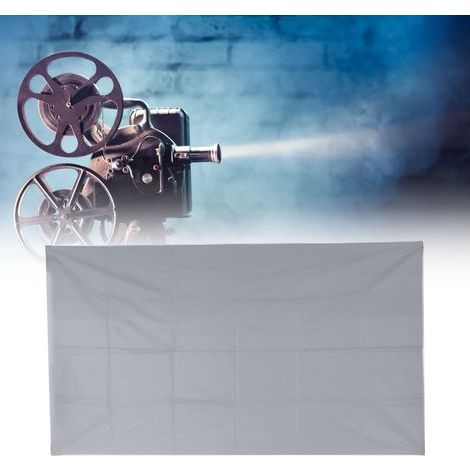 Portable 4K HD Anti-Glare Projection Screen for Home Cinema, Office, Parties (100 Inches) (1/5)