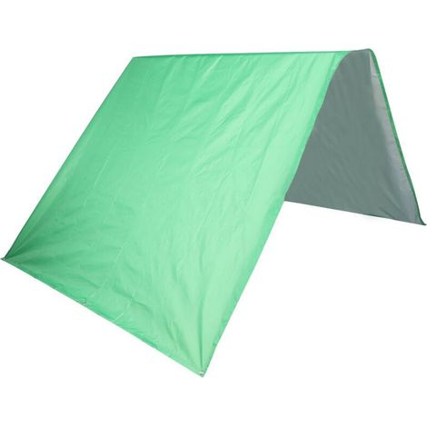 Bâche de rechange imperméable pour abri de balançoire extérieure, toit d'aire de jeux, pare-soleil (vert)