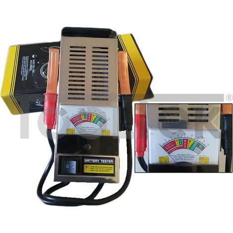 TESTER BATTERIA MISURATORE LIVELLO CARICA BATTERIA AUTO 12V (1/2)